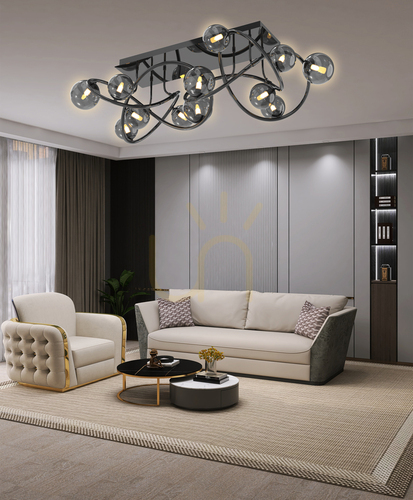 Sprawdź NANCY - Lampa sufitowa 12-pł. Aviano PREMIUM