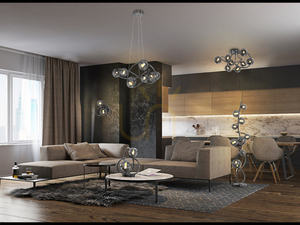 NANCY - Lampa sufitowa 12-pł. Aviano PREMIUM small 6