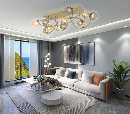 Sprawdź Lampa sufitowa 12-pł. METZ - Aviano Premium
