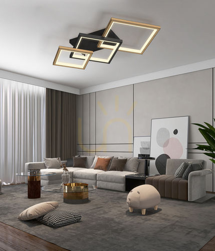 Sprawdź MATERA - Lampa sufitowa trójka romby Aviano PREMIUM