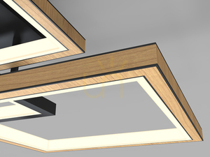 Lampa sufitowa trójka MATERA - kwadraty Aviano Premium small 1
