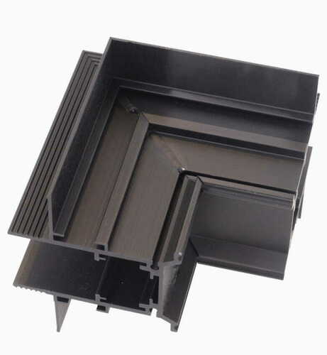 Sprawdź Kątownik do szynoprzewodów Max Light MAX MT0009 czarny aluminiowy 8x8 cm