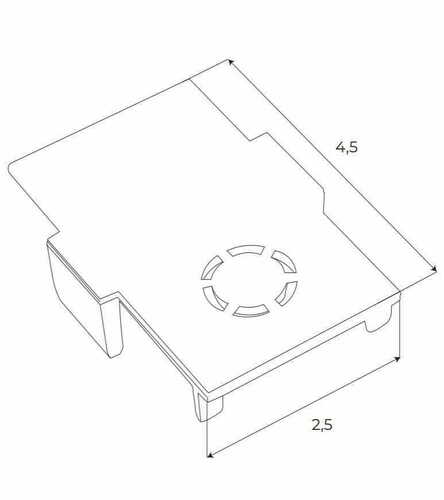 Sprawdź Zaślepka końcowa do szyn wpuszczanych Max Light MAX MA0011 czarna