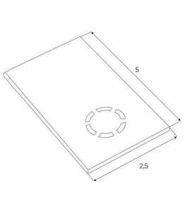 Zaślepka końcowa do szyn natynkowych głębokich Max Light MAX MA0012 czarna small 1