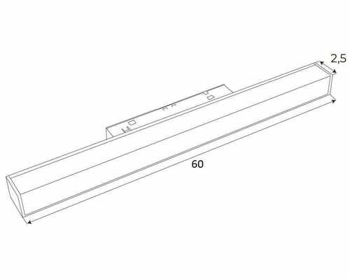 Sprawdź Lampa magnetyczna liniowa do szynoprzewodu Max Light MAX M0002N czarna 60 cm 17W 3000K