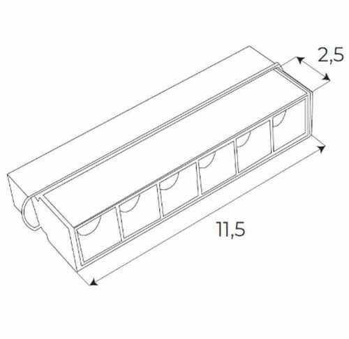 Sprawdź Lampa magnetyczna liniowa Max Light MAX M0003N czarna LED 5,5W 3000K do szynoprzewodu