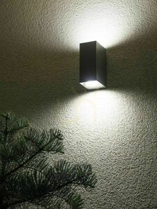 Kinkiet zewnętrzny SU-MA MINI 5002 BR LED szczotkowane aluminium IP44 small 2