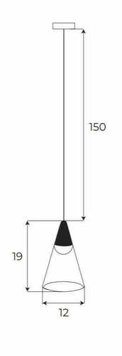 Sprawdź Lampa wisząca Max Light MAX M0015N czarna 6W LED 3000K 1-punktowa