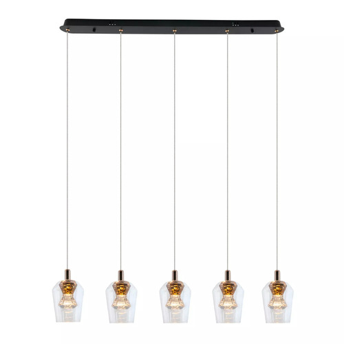 Sprawdź Lampa Wisząca Tasa 5xLED czarna PL0143-5