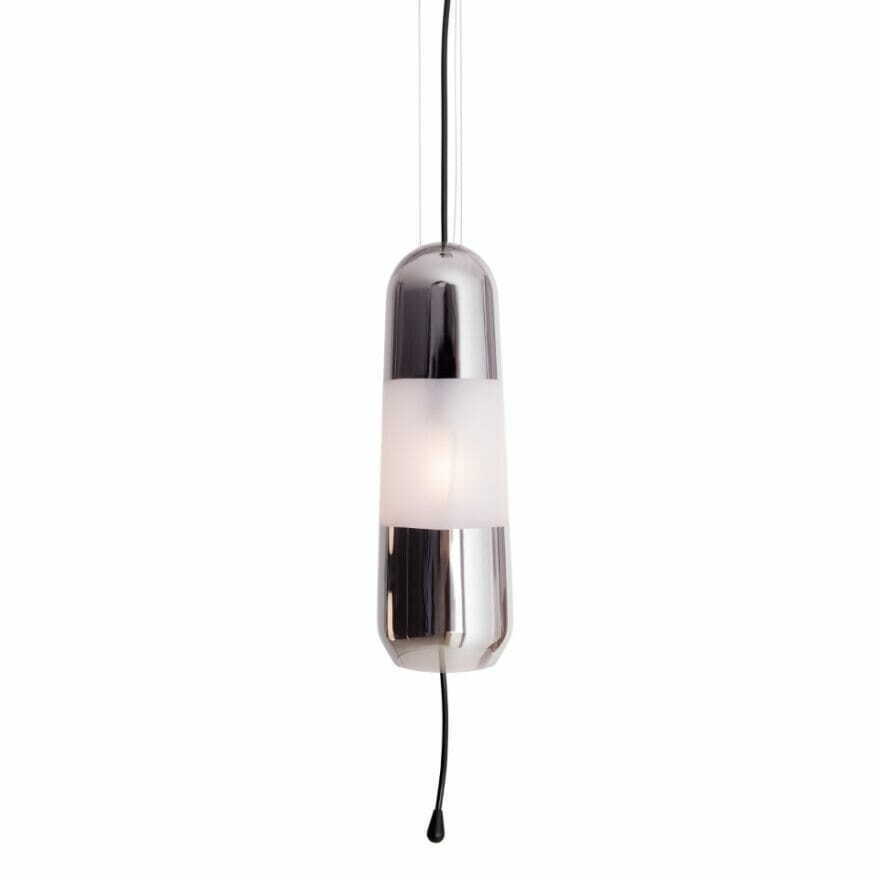 Zobacz Lampa wisząca Max Light Mauri P0590 czarna ze szkłem dymionym E14 1×12 W 12 cm Lampa wisząca Max Light Mauri P0590 czarna ze szkłem dymionym E14 1×12 W 12 cm