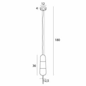 Lampa wisząca Max Light Mauri P0590 czarna ze szkłem dymionym E14 1×12 W 12 cm 3 Lampa wisząca Max Light Mauri P0590 czarna ze szkłem dymionym E14 1×12 W 12 cm small 3