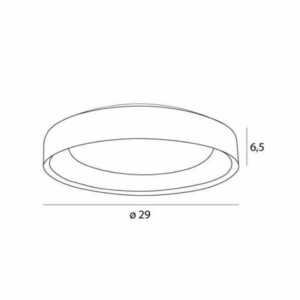 Plafon Max Light Tornado C0235 biały LED 10W 29 cm small 2