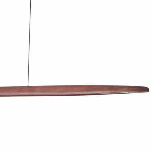 Sprawdź Lampa wisząca Max Light Woody P0598 ciemne drewno 130 cm LED 25W