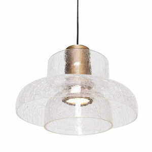 Lampa wisząca Max Light Signature C P0532 mosiądz transparentne szkło LED 22 cm small 2