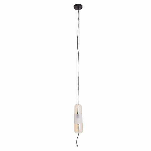 Sprawdź Lampa wisząca Max Light Mauri P0589 czarna ze szkłem szampańskim E14 12 W Ø 12,5 cm