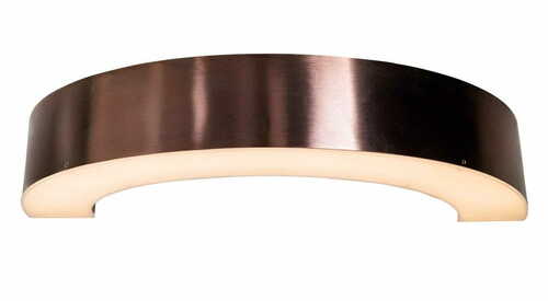 Sprawdź Kinkiet Max Light Lotus W0359 LED 7W brąz szczotkowany 30 cm