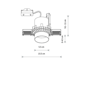 Downlight MONO SLIDE TRIMLESS 10807 Nowodvorski small 3