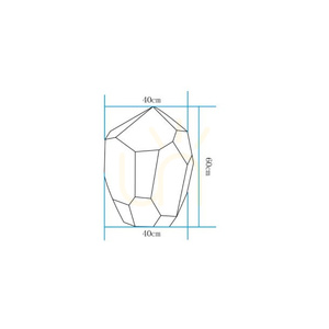 Lampa ogrodowa kamień DIAMOND XL LED RGBW 16 kolorów 60 cm 2 Lampa ogrodowa kamień DIAMOND XL LED RGBW 16 kolorów 60 cm small 2