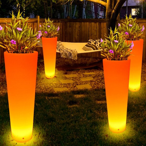 Lampa ogrodowa donica FLOWER POT XL LED RGBW 16 kolorów 115 cm small 3