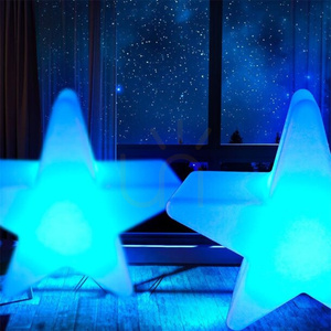Lampa ogrodowa dekoracyjna gwiazda STAR XL LED RGBW 16 kolorów 120 cm small 1