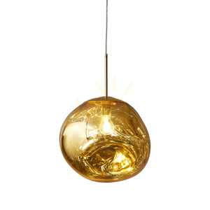 Lampa wisząca GLAM L złota 38 cm small 2