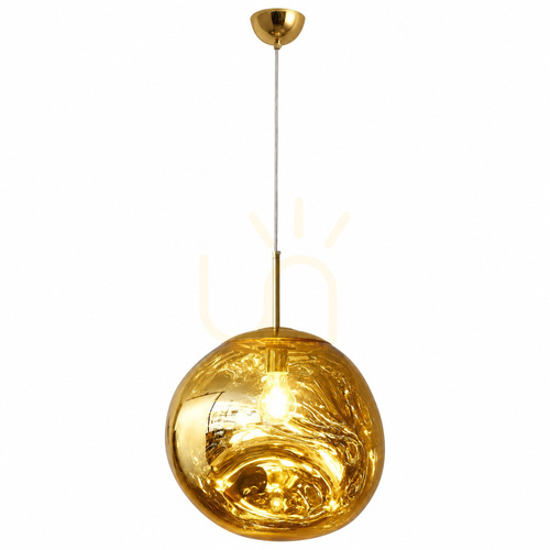 Sprawdź Lampa wisząca GLAM L złota 38 cm