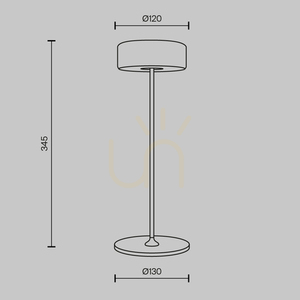 Lampa stołowa AI COLLABORATION MOD229TL-L3G3K2 Maytoni small 8