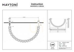Plafon AMULET MOD555CL-L28G3K Maytoni small 7