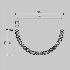 Plafon AMULET MOD555CL-L28G3K Maytoni small 8
