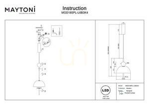 Lampa wisząca BANGKOK MOD185PL-L6B3K4 Maytoni small 7