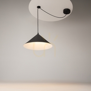 Lampa wisząca Maytoni Basic colors czarna 35 cm E27 MOD167PL-01B small 3