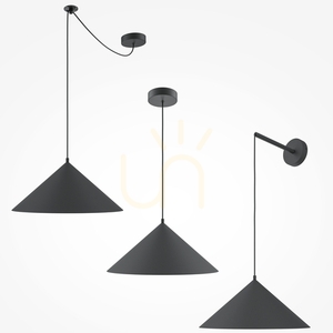 Lampa wisząca Maytoni Basic colors czarna 35 cm E27 MOD167PL-01B small 7