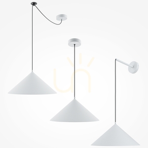 Lampa wisząca Maytoni Basic colors MOD167PL-01W biała E27 35 cm small 7