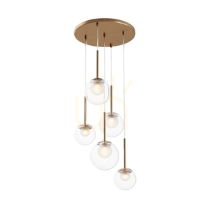 Lampa wisząca BASIC FORM MOD521PL-05G Maytoni small 1