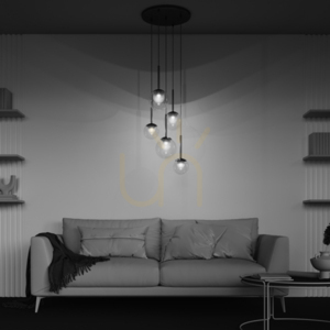 Lampa wisząca BASIC FORM MOD521PL-05G Maytoni small 8