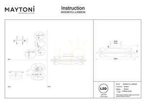 Plafon BREEZE MOD281CL-L45BS3K Maytoni small 6