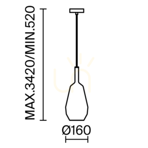 Lampa wisząca DUALITY MOD271PL-01B7 Maytoni small 9