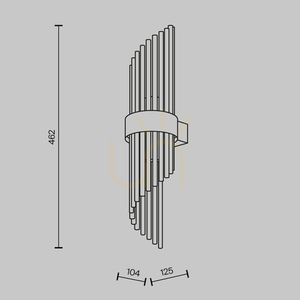 Kinkiet FRAME MOD174WL-02G Maytoni small 12