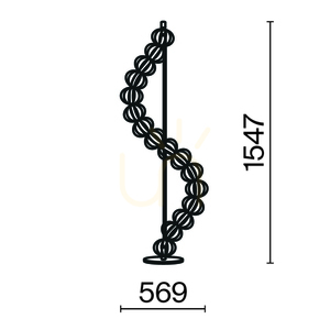 Lampa podłogowa GOLDEN CAGE MOD216FL-L38G3K Maytoni small 10