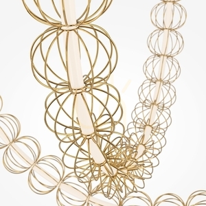 Lampa wisząca GOLDEN CAGE MOD216PL-L42G3K Maytoni small 2