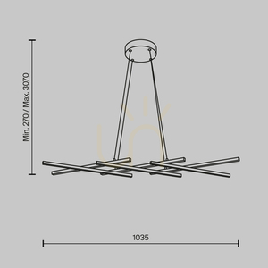 Lampa wisząca HALO MOD244PL-L50BSK Maytoni small 7