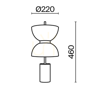 Lampa stołowa KYOTO MOD178TL-L11W3K Maytoni small 9