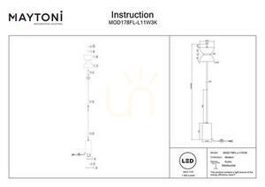 Lampa podłogowa KYOTO MOD178FL-L11W3K Maytoni small 5