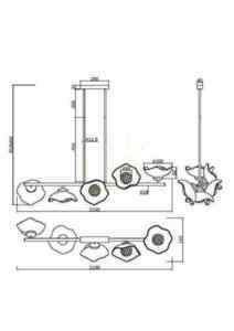 Lampa wisząca MIRACLE MOD207PL-05BS Maytoni small 6