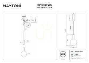 Lampa wisząca NEBULA MOD182PL-L4W3K Maytoni small 6