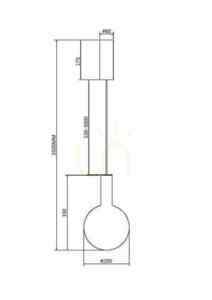 Lampa wisząca NEBULA MOD182PL-L4W3K Maytoni small 7