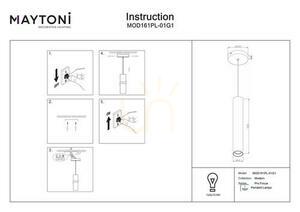 Lampa wisząca PRO FOCUS MOD161PL-01G1 Maytoni small 10