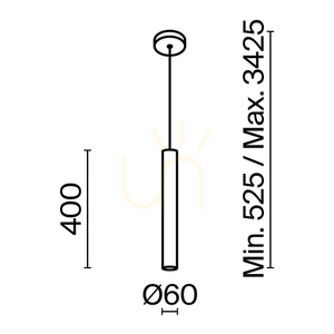 Lampa wisząca PRO FOCUS MOD161PL-01G1 Maytoni small 12