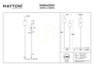 Lampa podłogowa THE SIXTH SENSE Z020FL-L12BS3K Maytoni small 7