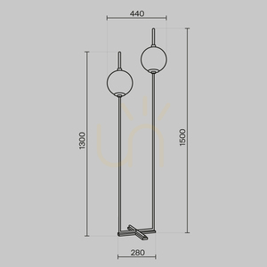 Lampa podłogowa THE SIXTH SENSE Z020FL-L12BS3K Maytoni small 9